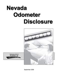 Odometer Disclosure Requirements Guide  TABLE OF CONTENTS SECTION I – GENERAL INFORMATION Preface....................................................................................................................... 