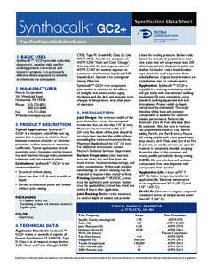 Synthacalk  ™ Specification Data Sheet