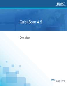 QuickScan 4.5  Overview Copyright