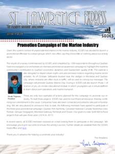 ST. LAWRENCE EXPRESS  The maritime industry bimonthly