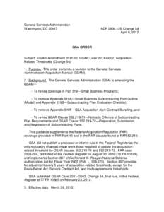 General Services Administration Washington, DC[removed]ADP 2800.12B Change 54 April 6, 2012