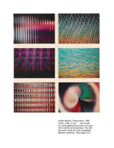 Jordan Belson: Phenomena16mm. Color. 6 min. 