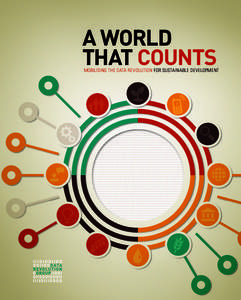 A World that Counts Mobilising the Data Revolution for Sustainable Development  i