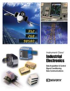 Instrument Class  ® Industrial Electronics