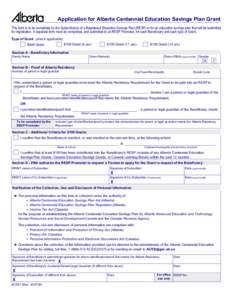 Canada Education Savings Grant / Alberta / Canada / Registered Education Savings Plan / Taxation in Canada / Canada Learning Bond