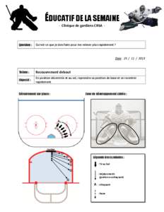 ÉDUCATIF DE LA SEMAINE - Clinique de gardiens CRSA -