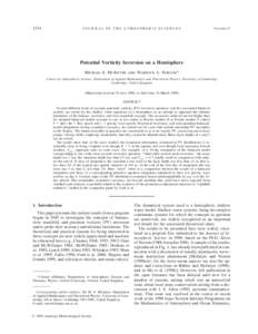 1214  JOURNAL OF THE ATMOSPHERIC SCIENCES VOLUME 57