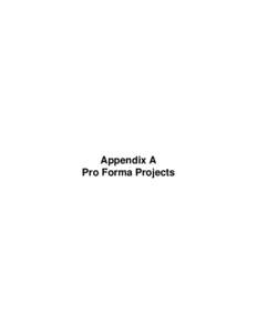 Appendix A Pro Forma Projects A.1 Pro Forma Pilot Saline Project MW Power Plant 90% Capture (CO2 metric tonnes/day)