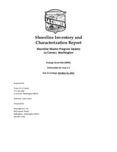Microsoft Word - La Conner_Shoreline Inventory and Characterization Report_102811.docx