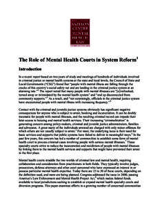 Microsoft Word - Mental Health Courts