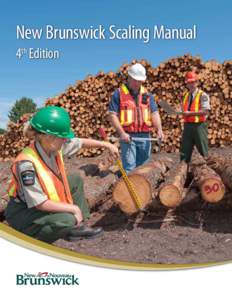 New Brunswick Scaling Manual 4th Edition NEW BRUNSWICK SCALING MANUAL 4th EDITION