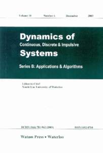 Preface The past two decades have witnessed steadily increasing recognition and appreciation of nonlinear dynamics across a broad range of disciplines. Applications of chaos and bifurcations have appeared in many areas