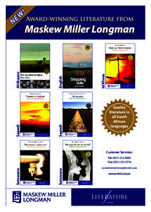 Maskew Miller Longman Literature Awards / MML