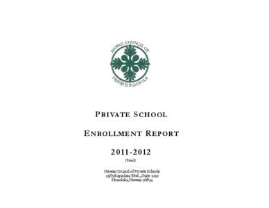 Private School Enrollment[removed]