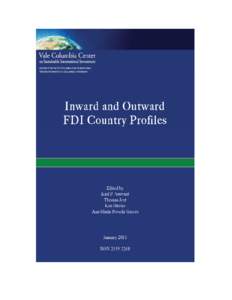 Inward and Outward FDI Country Profiles Edited by Karl P. Sauvant Thomas Jost
