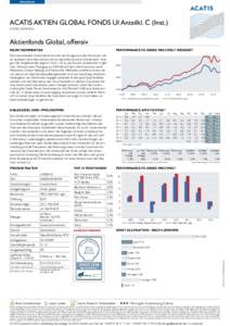 Aktienfonds  ACATIS AKTIEN GLOBAL FONDS UI Anteilkl. C (Inst.) STAND: Aktienfonds Global, offensiv