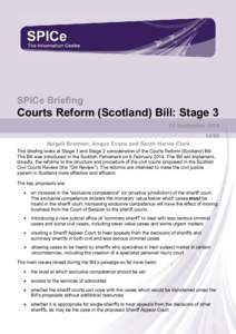 SB[removed]Courts Reform Bill: Stage 3
