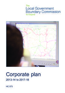 Corporate plan[removed]to[removed]HC 573 Corporate plan[removed]to[removed]