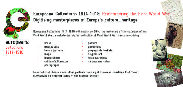 Cultural policies of the European Union / European culture / Europeana / Government of Italy / Western culture / National Central Library / Biblioteca Nazionale / European Library / Italian culture / Italy / Europe