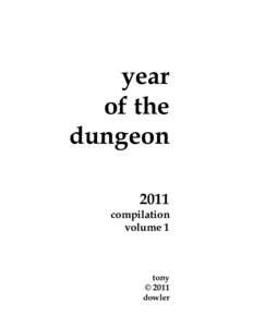 year of the dungeon 2011 compilation volume 1