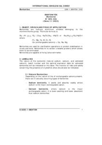 Chemical elements / Dietary minerals / Reducing agents / Phyllosilicates / Bentonite / Methylene blue / Montmorillonite / Sodium / Calcium / Chemistry / Matter / Medicinal clay