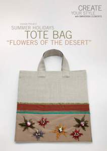 DESIGN PROJECT  SUMMER HOLIDAYS TOTE BAG