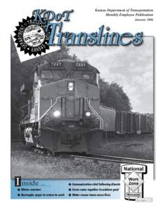 KDoT  Kansas Department of Transportation Monthly Employee Publication  Translines