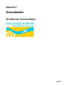 Appendix F  Groundwater 2012 Mid-Year Technical Report  July 2012