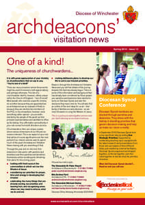 Diocese of Winchester  archdeacons’ visitation news Spring[removed]issue 13