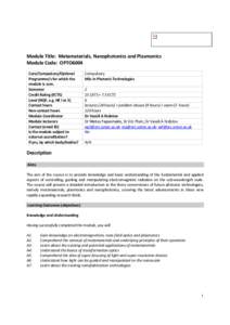 Microsoft Word - MSc module OPTO6004 _2014_.doc