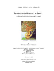 Discovering Meaning in Panic