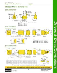 CatalogUSA  Stepper Motor Specifications GEMINI