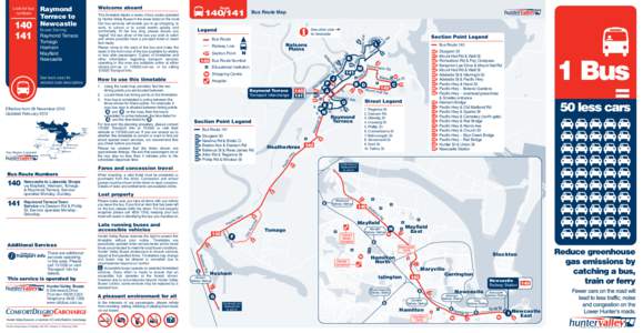 Belmont Morisset Wyee Bus Route Numbers