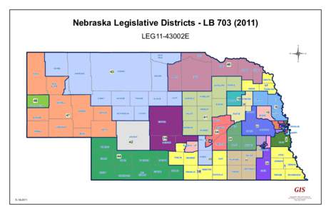 Nebraska Legislative Districts - LB[removed]LEG11-43002E KEYA PAHA  KNOX