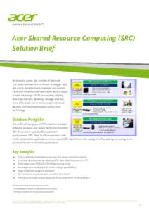 Computing / Remote desktop / Desktop virtualization / Acer Inc. / Citrix Systems / Xeon / Thin client / Nvidia Ion / Acer TravelMate / Virtual Computer