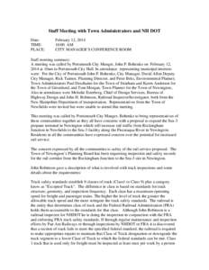 Rail transport / Newington /  Connecticut / Newington /  New Hampshire / Derailment / Portsmouth / New Hampshire Department of Transportation / Track / Transport / Land transport / Local government in England