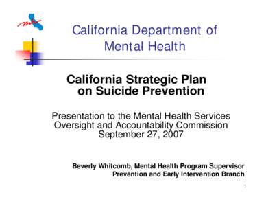 Microsoft PowerPoint - Suicide Prevention Sept2007