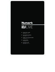 iDJ Live - Quickstart Guide - v1.0