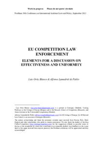 Law / United States antitrust law / European Union / Cartel / Europe / European Patent Litigation Agreement / Irish competition law / Directorate-General for Competition / European Union law / Competition law / European Union competition law