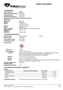 SAFETY DATA SHEET  1. Identification Product identifier  BH5501