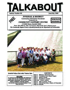 Edition Number 80  June/July 2008 INNISFAIL & DISTRICT Community Information Newsletter