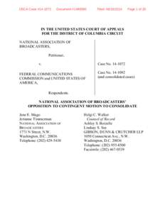 Federal Communications Commission / Prometheus Radio Project v. FCC / Appeal / Law / Government / Appellate review