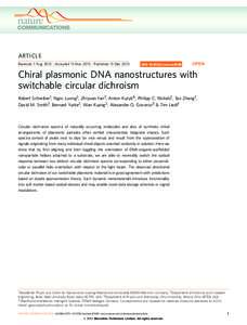 ARTICLE Received 7 Aug 2013 | Accepted 15 Nov 2013 | Published 13 Dec 2013 DOI: ncomms3948  OPEN