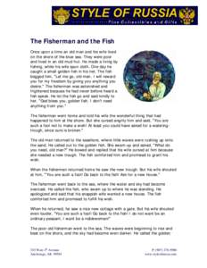 Microsoft Word - FishermanandFish.doc