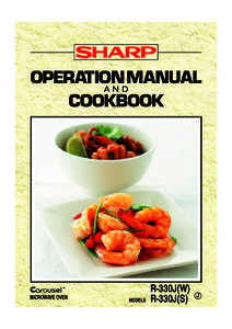 A42183, SCA/SCNZ R330J O/M  OPERATION MANUAL AND COOKBOOK