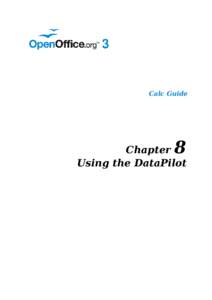 Calc Guide  8 Chapter Using the DataPilot