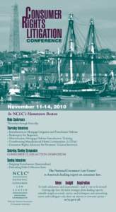 CONSUMER RIGHTS LITIGATION CONFERENCE