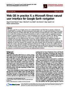 Kamel Boulos et al. International Journal of Health Geographics 2011, 10:45 http://www.ij-healthgeographics.com/contentINTERNATIONAL JOURNAL OF HEALTH GEOGRAPHICS