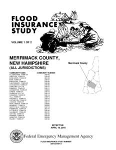 VOLUME 1 OF 2  MERRIMACK COUNTY, NEW HAMPSHIRE  Merrimack County