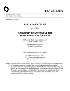 Financial economics / Community Reinvestment Act / Community development / United States housing bubble / Union Bank N.A. / Corus Bankshares / Small Business Administration / Government policies and the subprime mortgage crisis / Savings and loan association / Mortgage industry of the United States / Economics / Economy of the United States